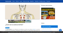 Desktop Screenshot of costocondritis.org